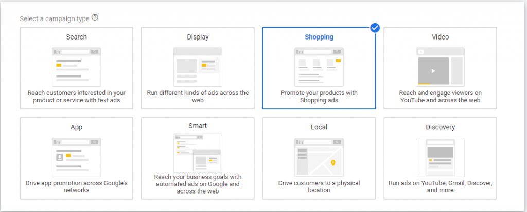 how to setup a google shopping ad