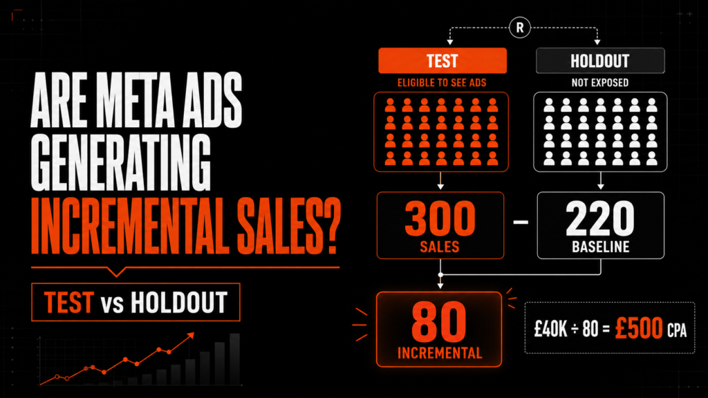 How Can You Measure Whether Meta Ads Are Generating Incremental Sales