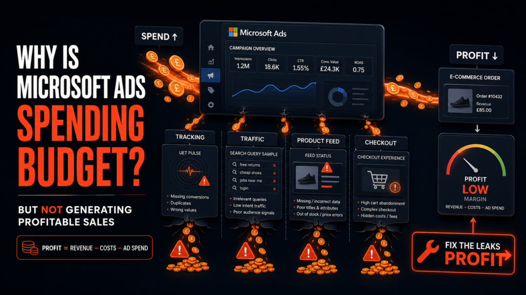 Why Is Microsoft Ads Spending Budget but Not Generating Profitable E-commerce Sales
